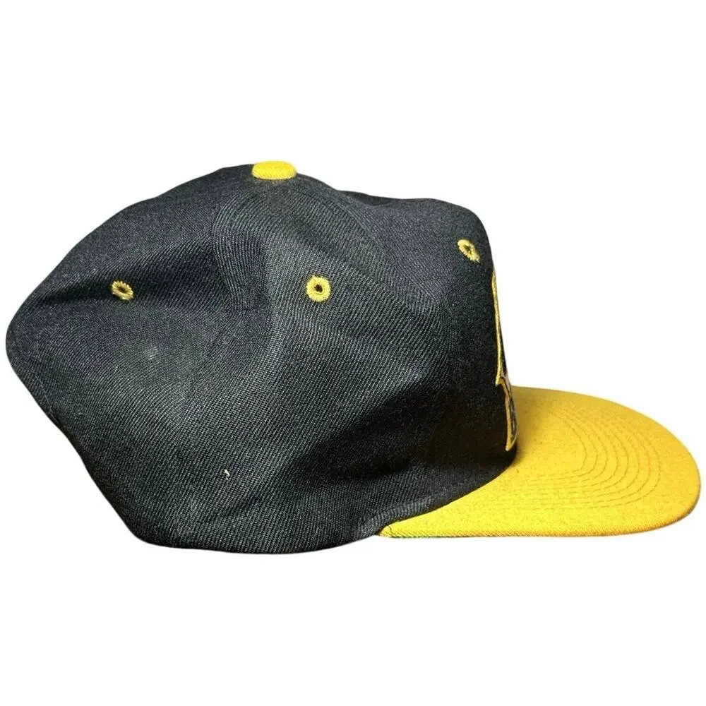 Vintage Headmaster 1994 Brazil World Cup Champions Snapback Hat Green Underbrim